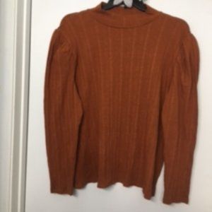 (NEW) a.n.a - Copper Crew Neck Long Sleeve Top - Size 2X